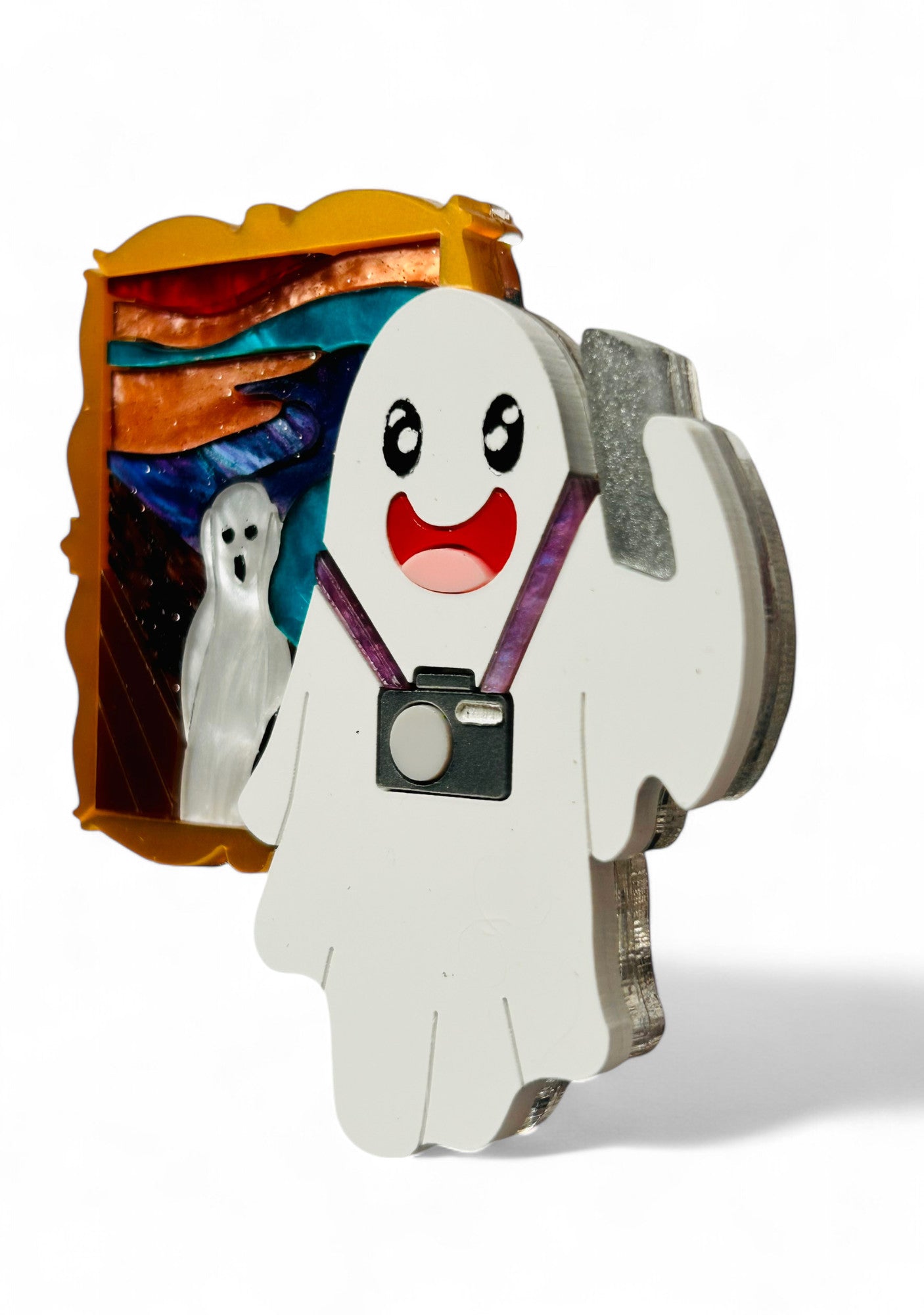 Vita da Fantasma - Fantasma al Museo + Orecchini Fantasma Urlo Munch