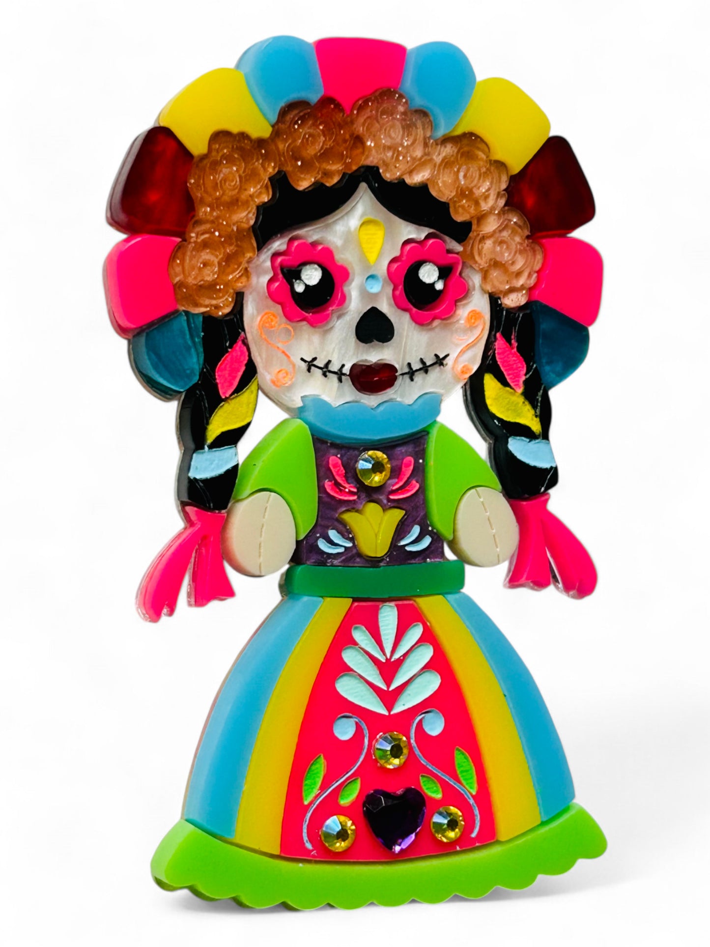 Dia de Los Muertos - Calavera Catrina Muñeca Lele