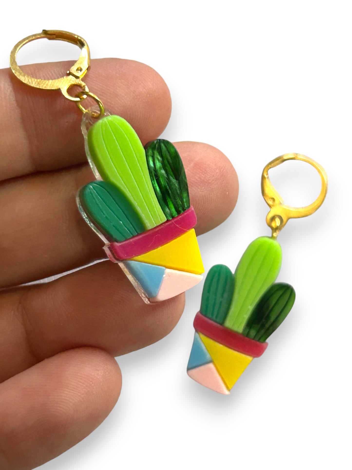 NEW! Orecchini "I PICCOLINI" - Pianta Grassa con Tre Cactus