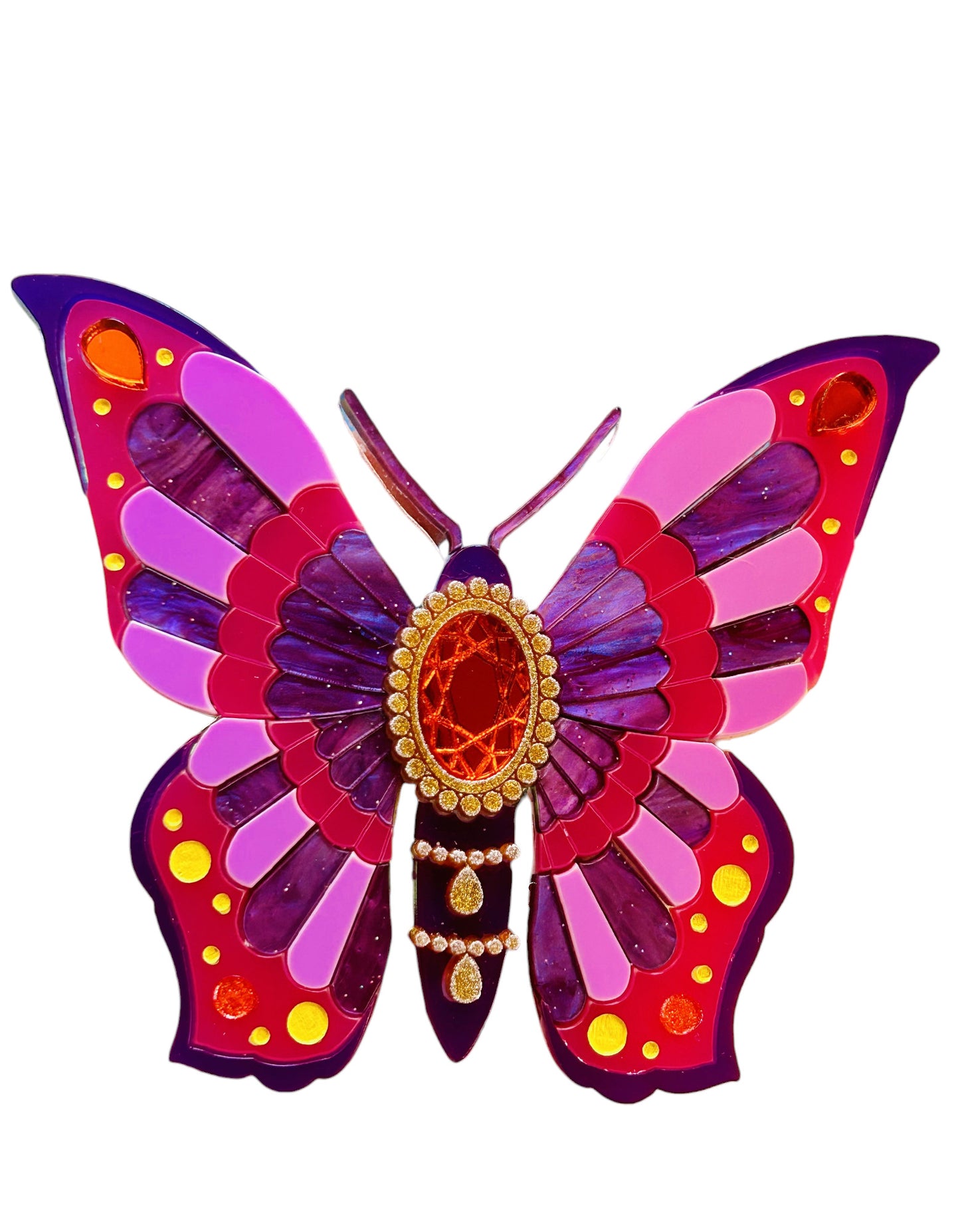 Insetti Vittoriani - Farfalla Rosa