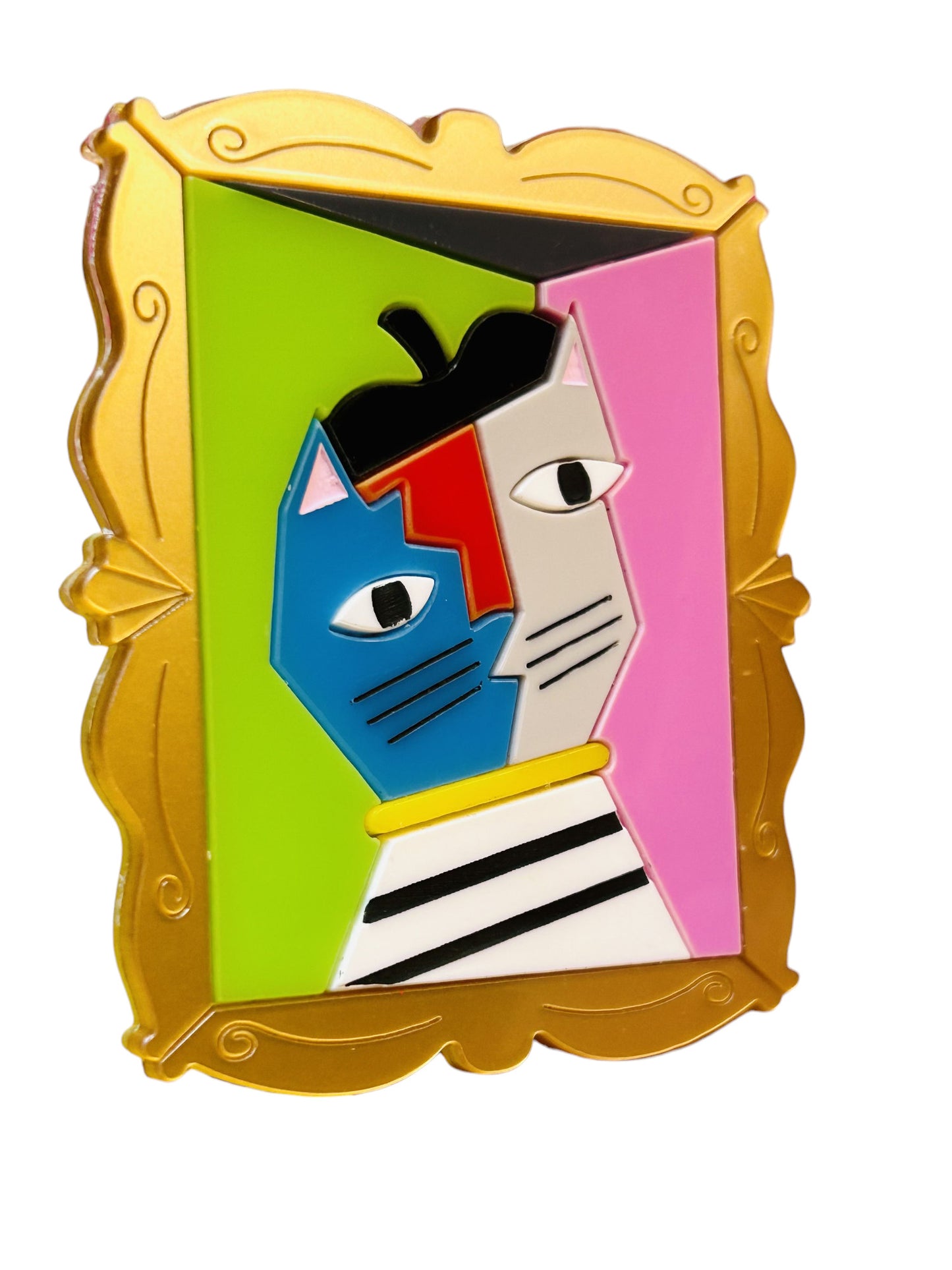 Gatti nell'Arte - Quadro Gatto Cubista