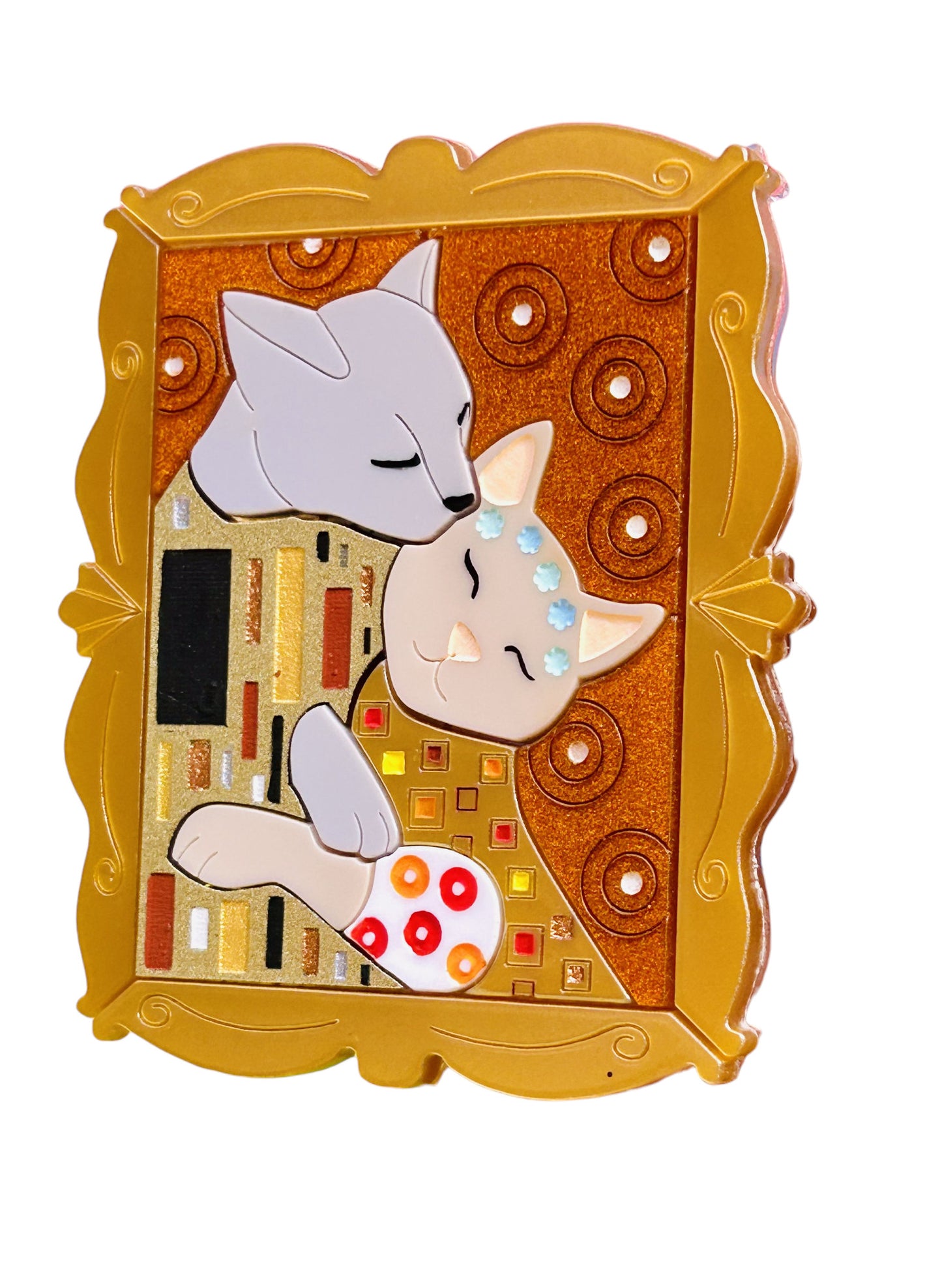 Gatti nell'Arte - Quadro Gatto Art Nouveau