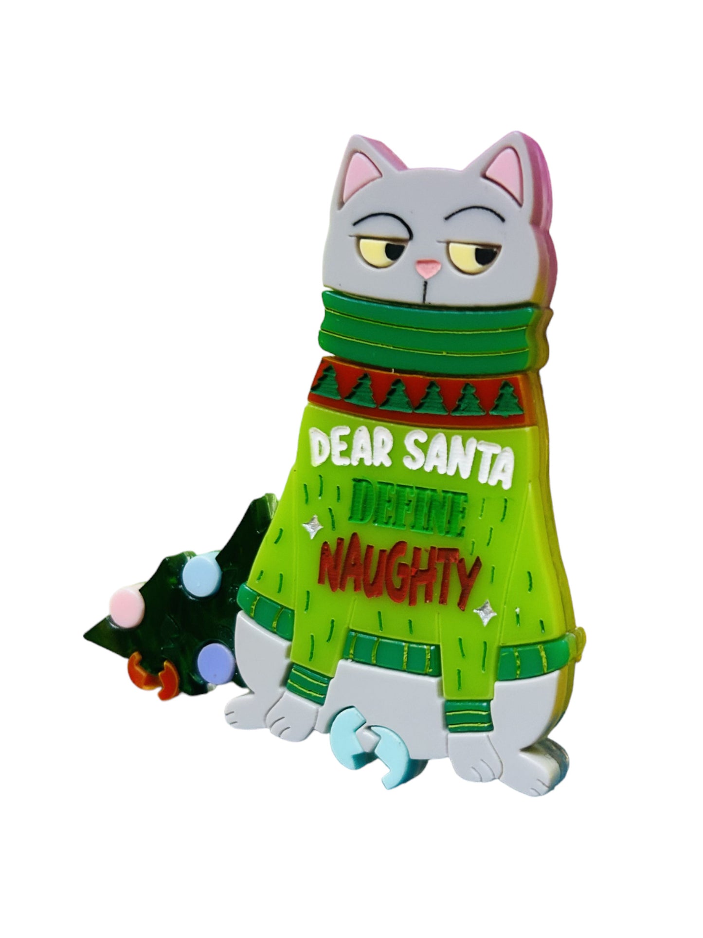 Meowy Christmas - Gatto "Santa Definisci Cattivo"