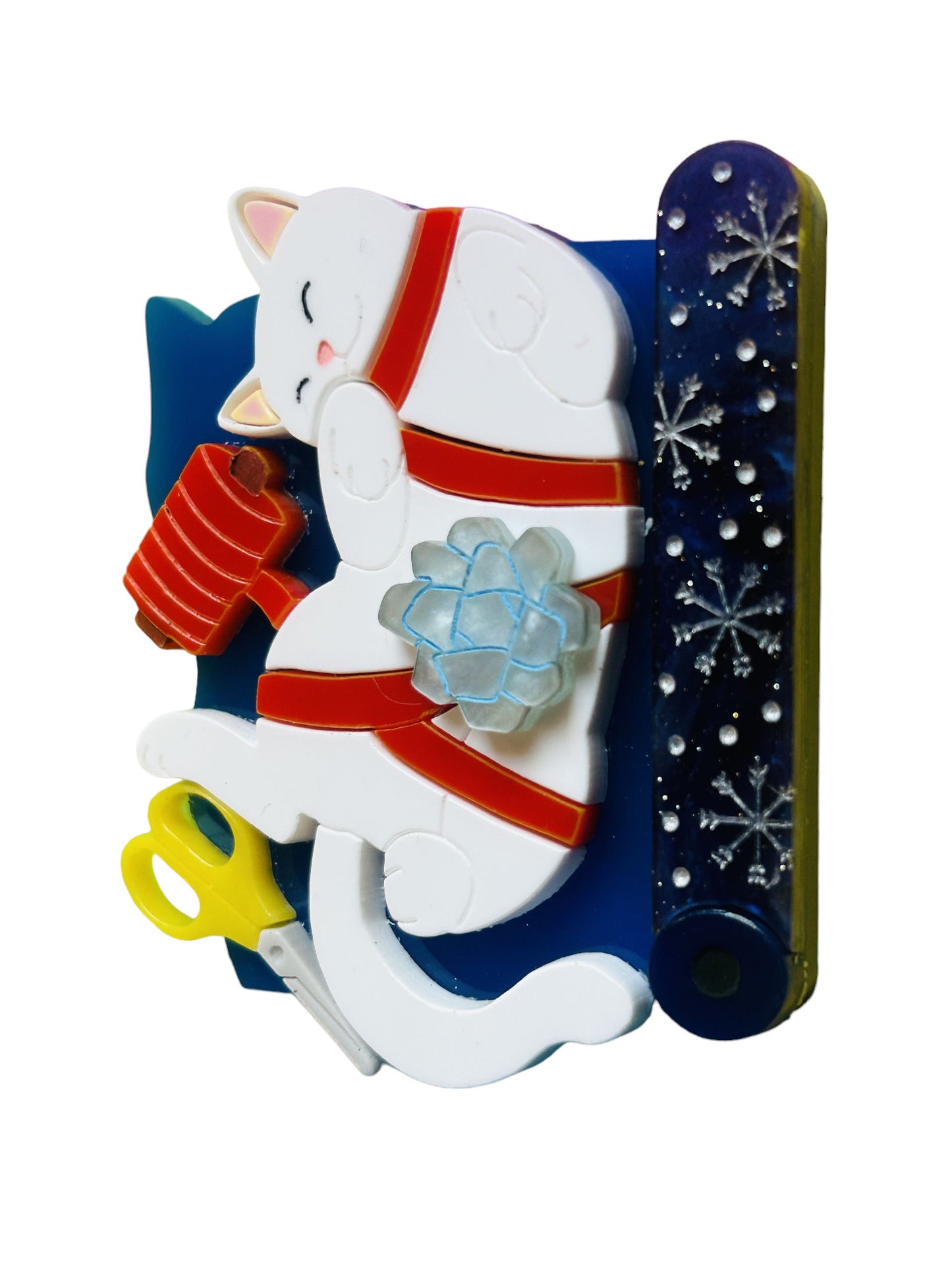 Meowy Christmas - Gatto Su Carta Regalo