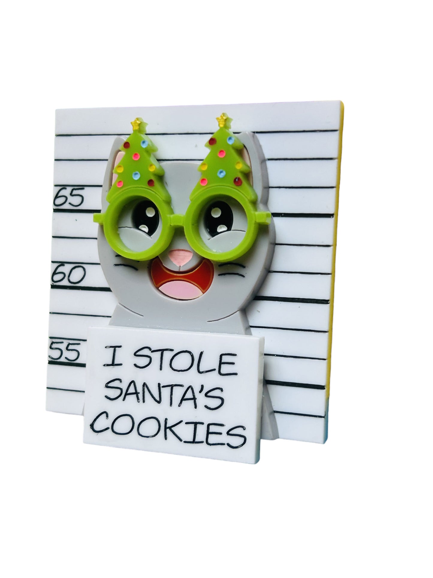 Meowy Christmas - Gatti con Cartello Segnaletico