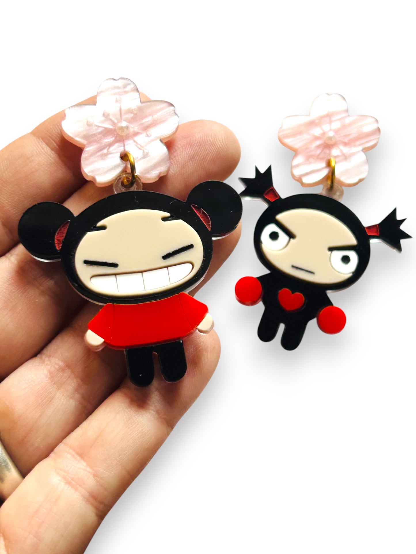 Coppia Kawaii dei Cartoni Animati - Orecchini