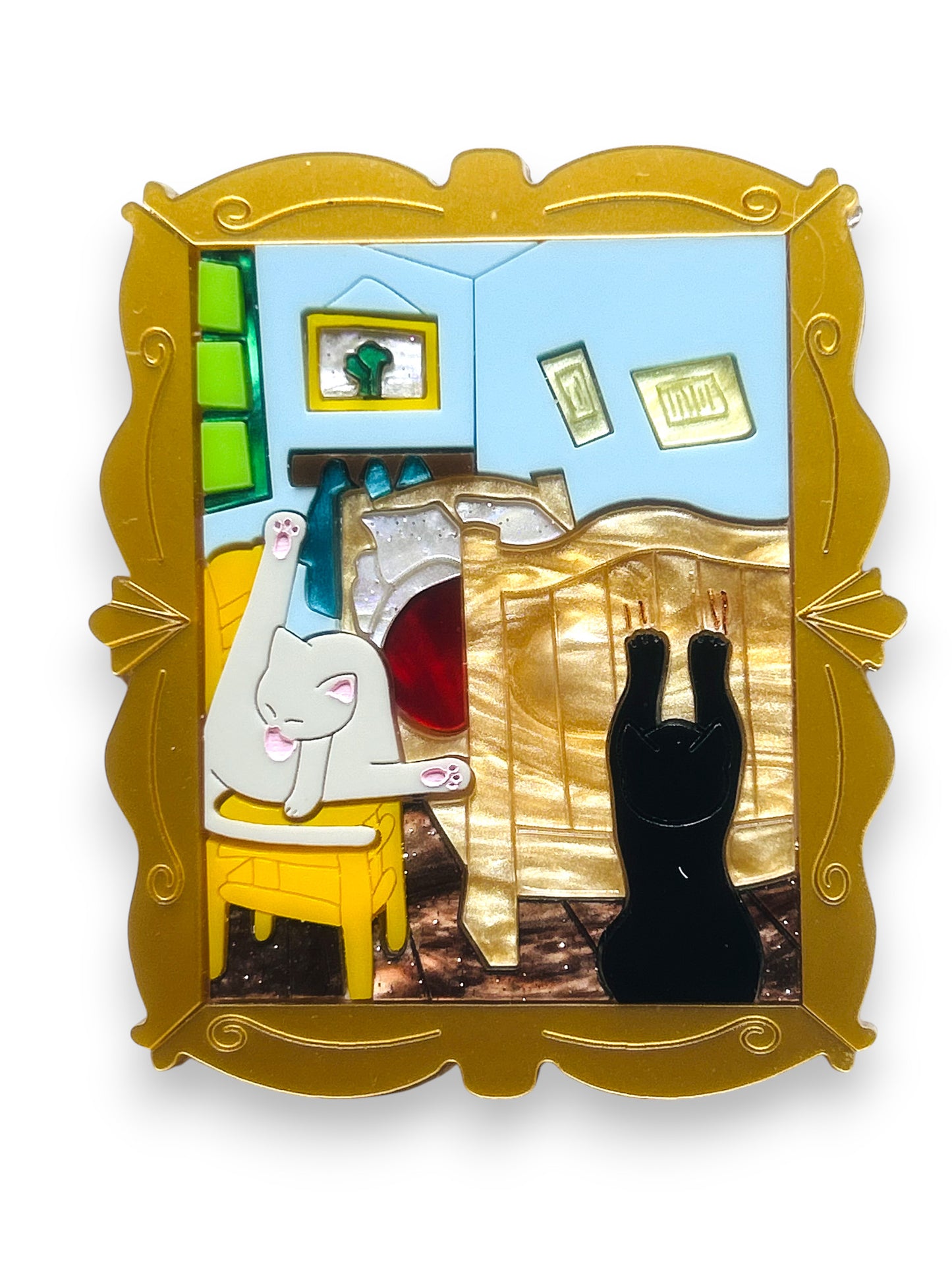 Gatti nell'Arte - Quadro Camera da Letto