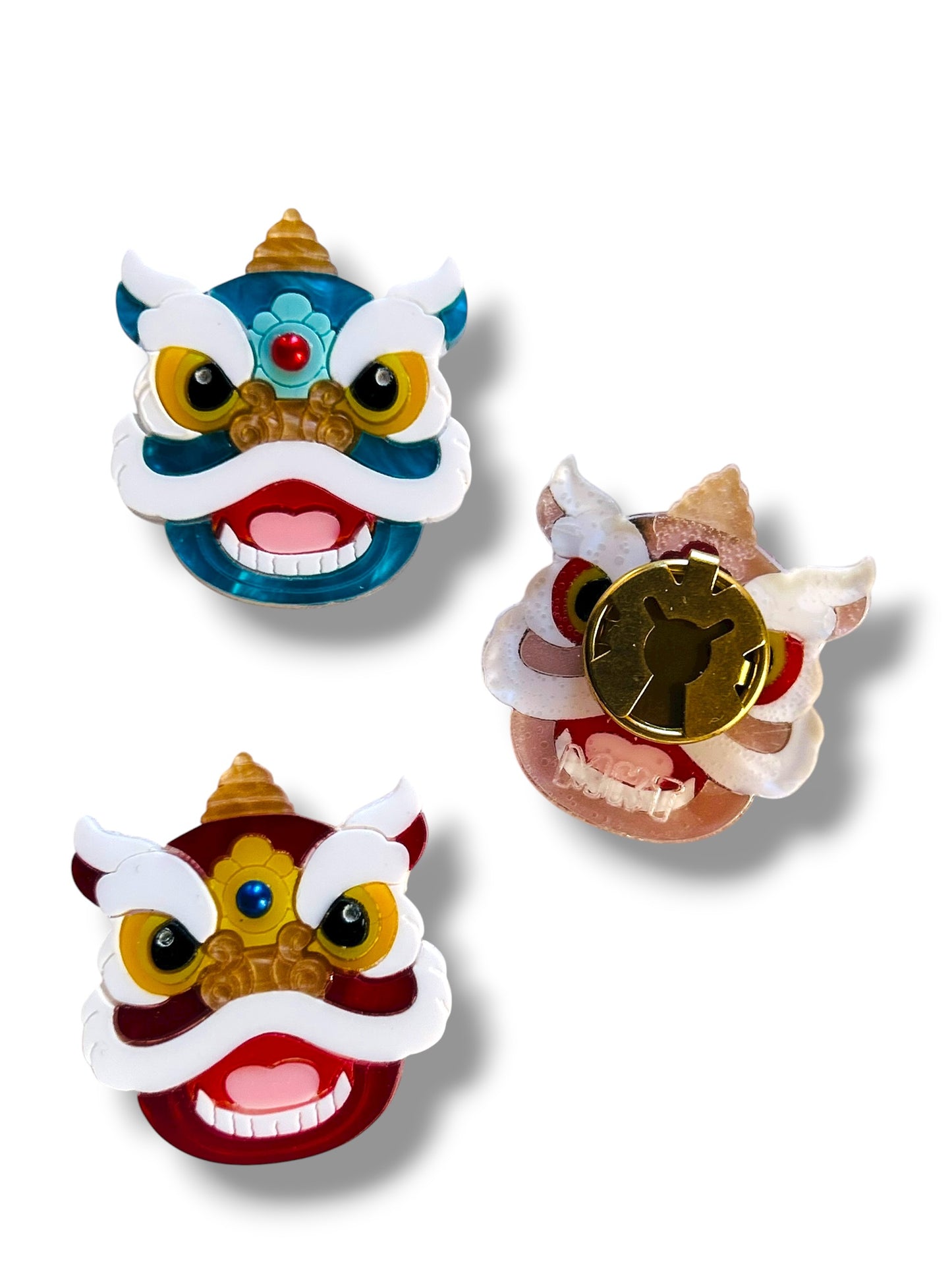 Echo Of The East - Chinese Lion Head Button Covers