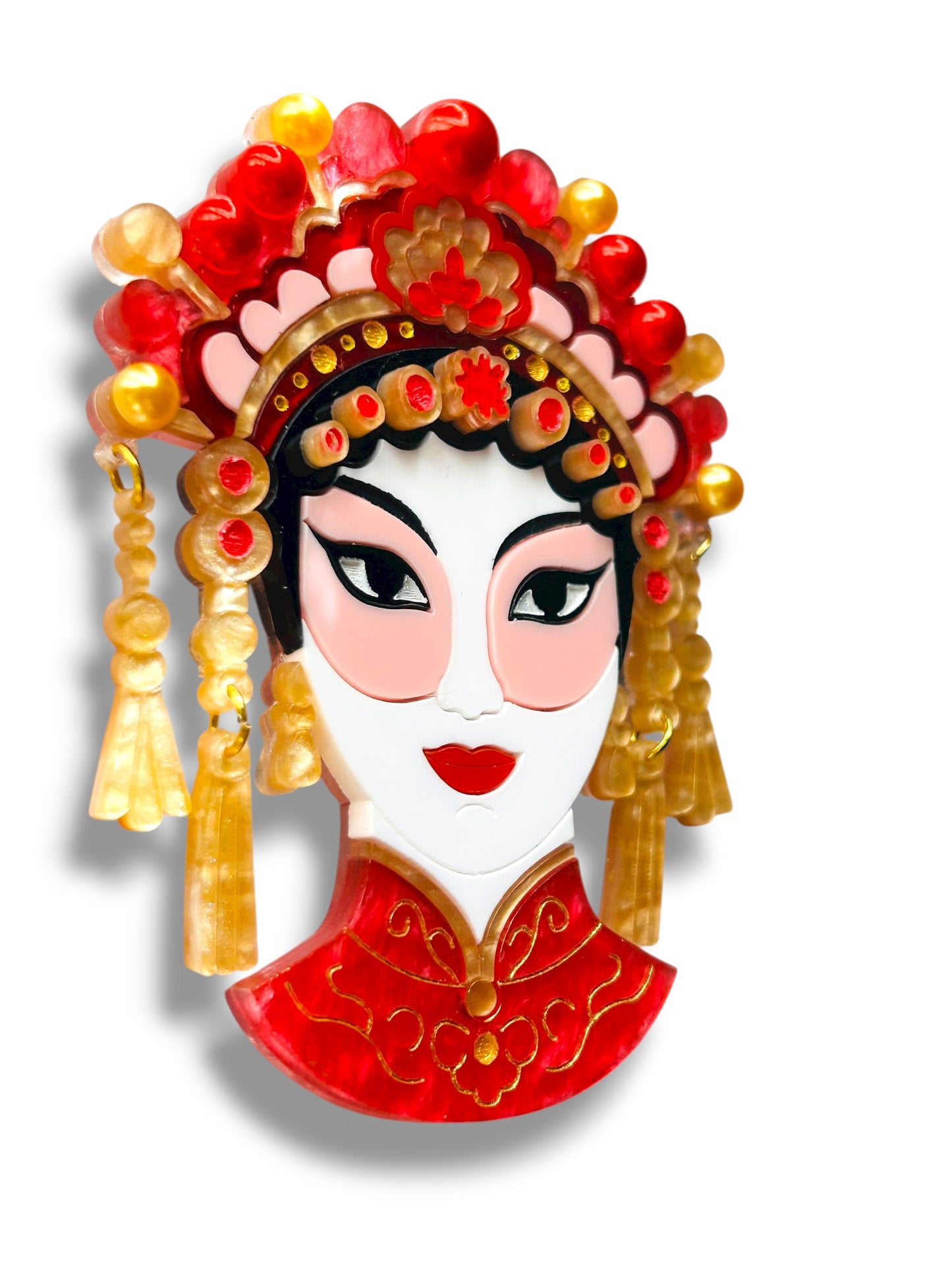 Echo Of The East - Spilla Maschera Donna Teatro Rosso