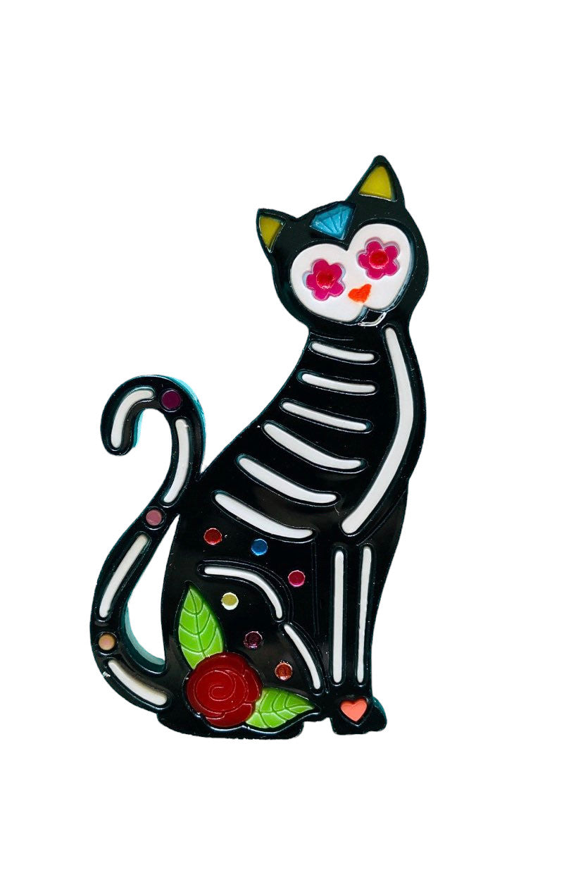Dia De Los Muertos - Calavera Gatto (Due Versioni)