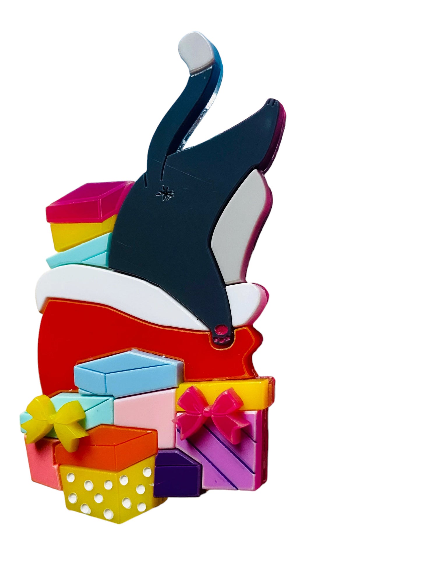 Winter Wonderland - Gatto dentro Sacco Doni Santa Claus