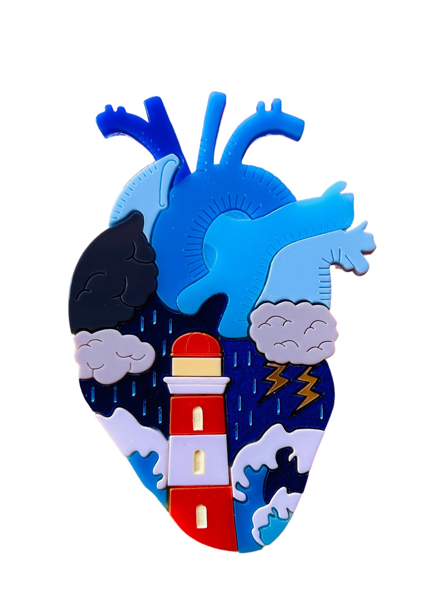 Cuori Anatomici - Cuore in Tempesta