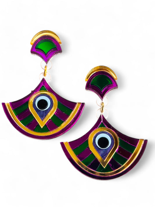 NEW! ORECCHINI ART DECO - Modello Eileen ( Più Colori Disponibili)