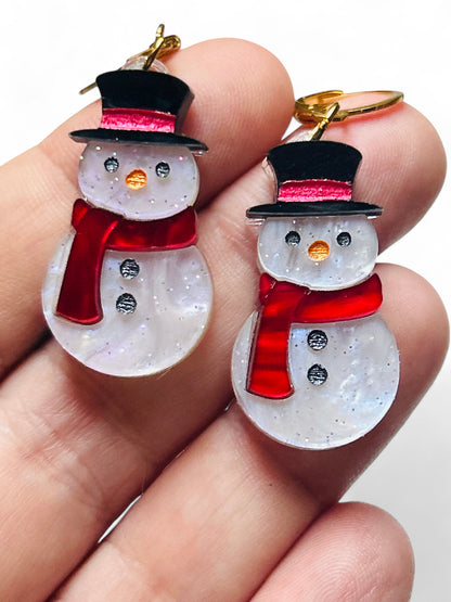 NEW! Orecchini "I PICCOLINI" - Mini Pupazzo di Neve