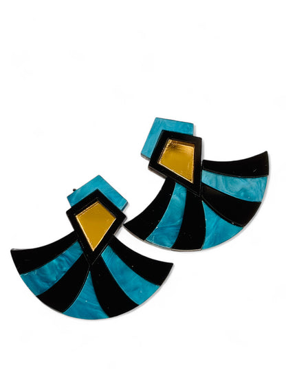 NEW! ORECCHINI ART DECO - Modello Cassandre ( Più Colori Disponibili)