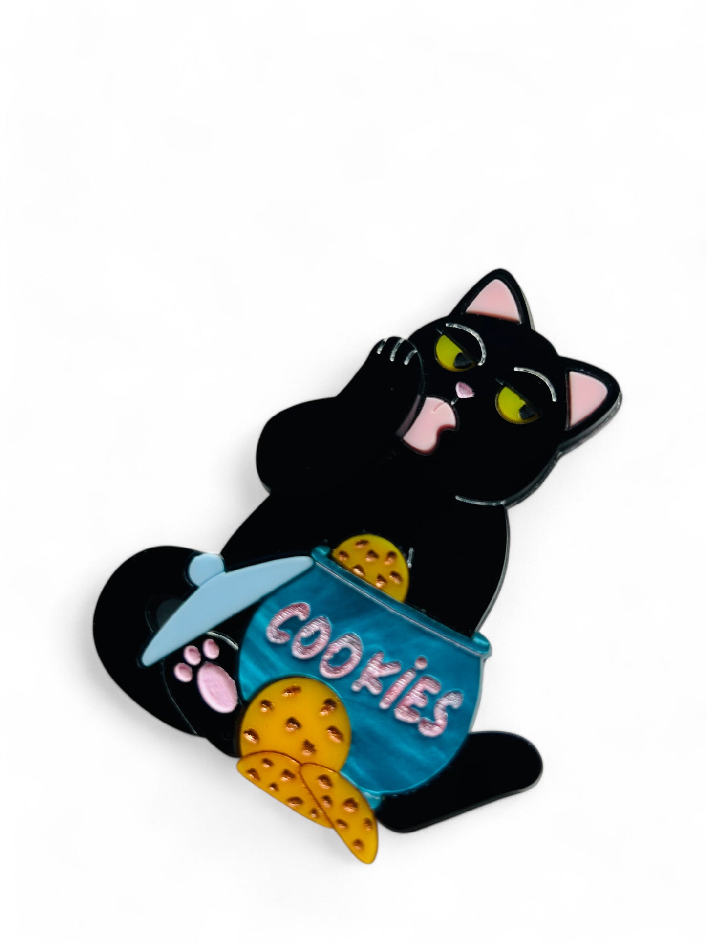 Meowy Christmas - Gatto Nero con Cookies