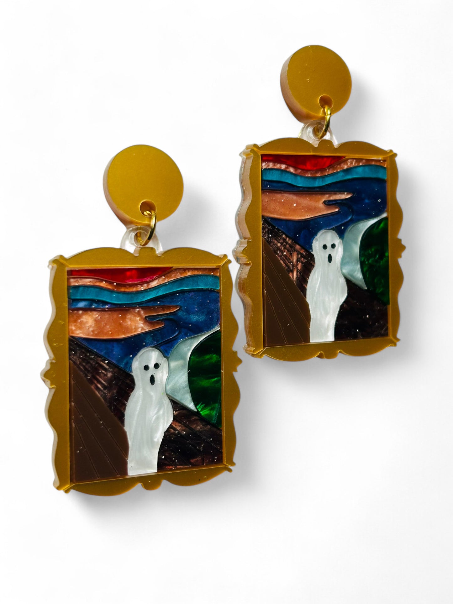 Vita da Fantasma - Fantasma al Museo + Orecchini Fantasma Urlo Munch