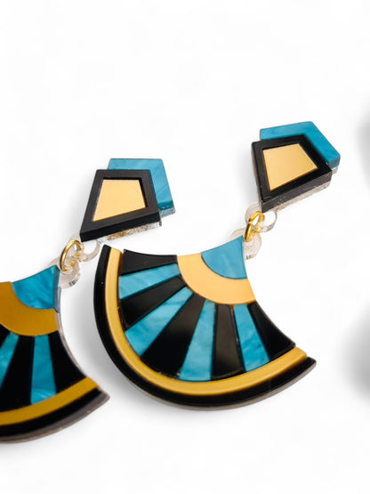 NEW! ORECCHINI ART DECO - Modello Tamara ( Più Colori Disponibili)
