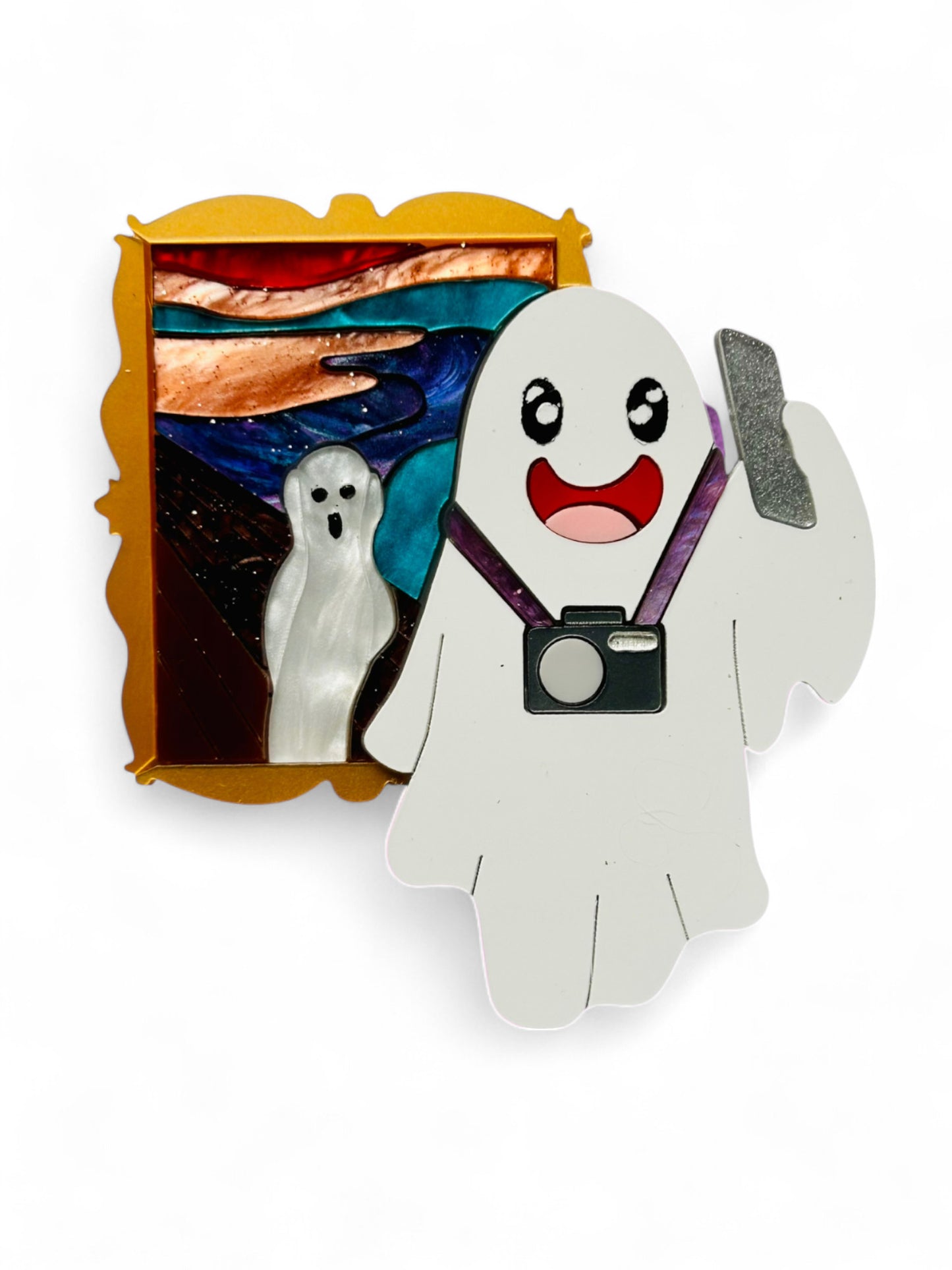 Vita da Fantasma - Fantasma al Museo + Orecchini Fantasma Urlo Munch
