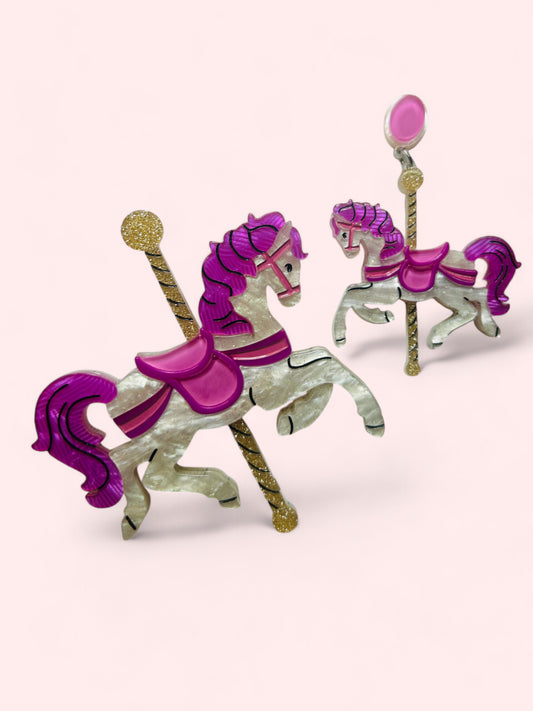 Lipstick & Chrome X MAKOKOT - Carosello Cavallo Rosa