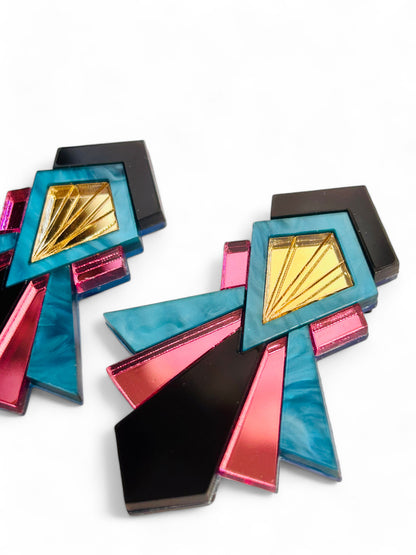NEW! ORECCHINI ART DECO - Modello Emma ( Più Colori Disponibili)