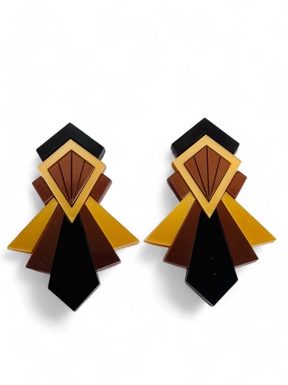 NEW! ORECCHINI ART DECO - Modello Emma ( Più Colori Disponibili)