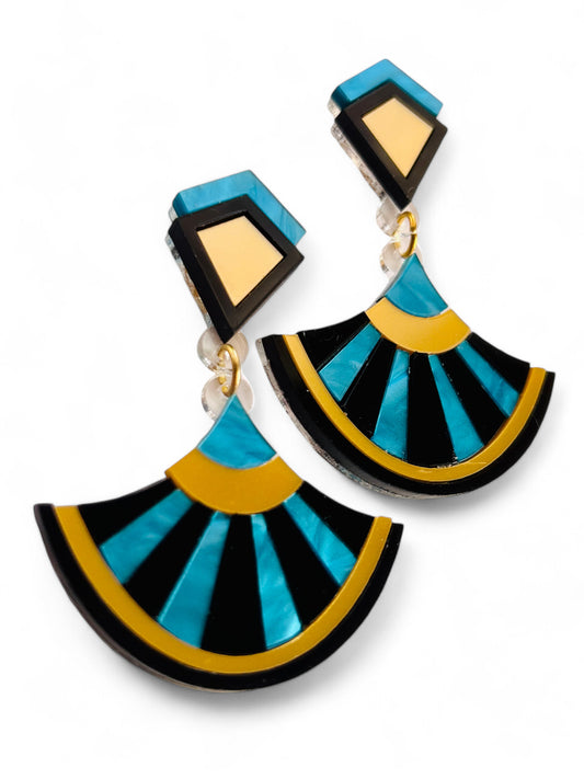 NEW! ORECCHINI ART DECO - Modello Tamara ( Più Colori Disponibili)