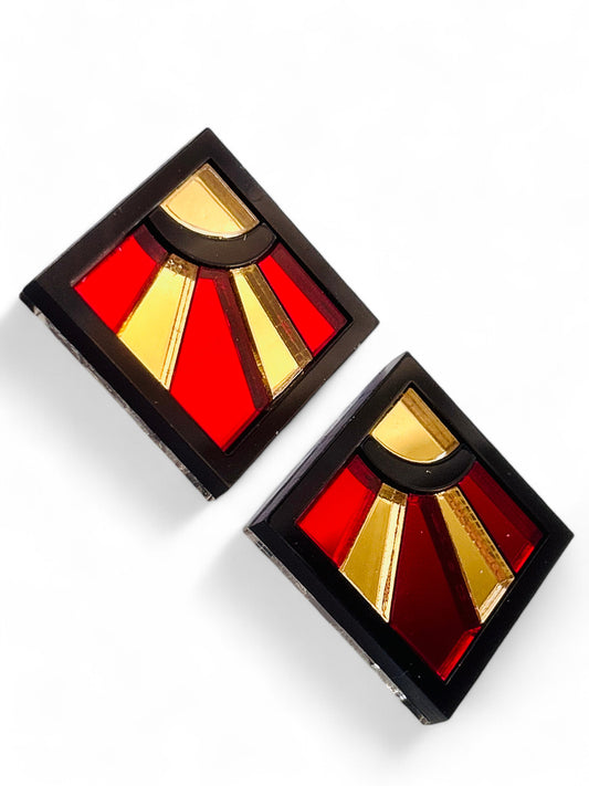 NEW! ORECCHINI ART DECO - Modello Kiki ( Più Colori Disponibili)