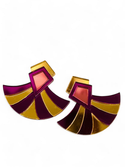 NEW! ORECCHINI ART DECO - Modello Cassandre ( Più Colori Disponibili)