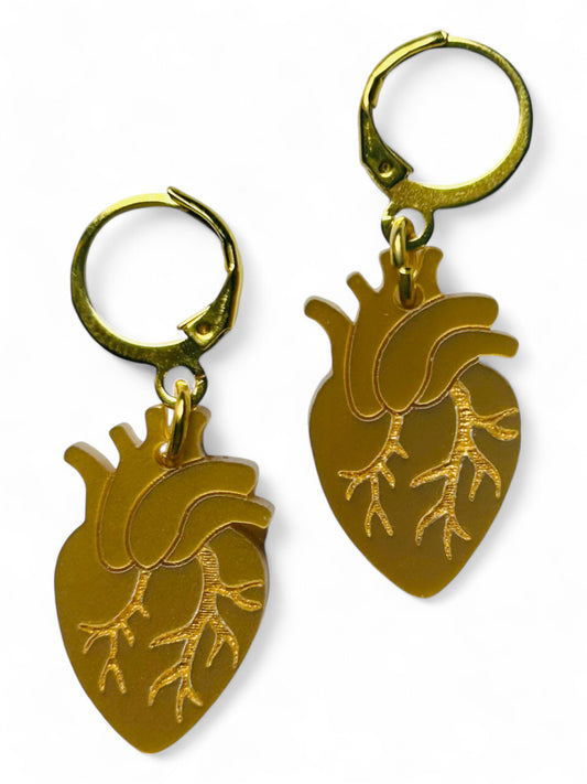 NEW! Orecchini "I PICCOLINI" - Mini Cuore Anatomico ( Più Colori Disponibili)