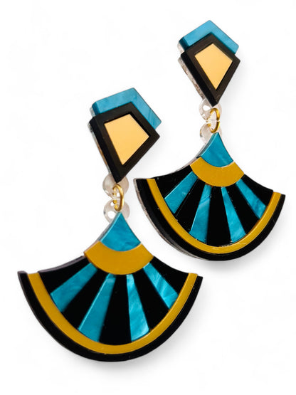 NEW! ORECCHINI ART DECO - Modello Tamara ( Più Colori Disponibili)