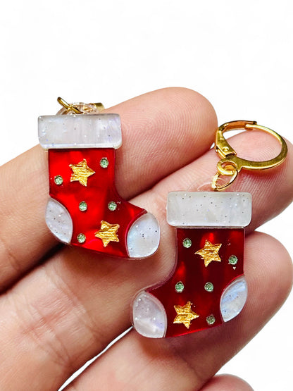 NEW! Orecchini "I PICCOLINI" - Mini Calzettone Natalizio