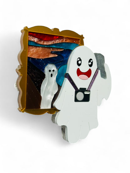 Vita da Fantasma - Fantasma al Museo + Orecchini Fantasma Urlo Munch