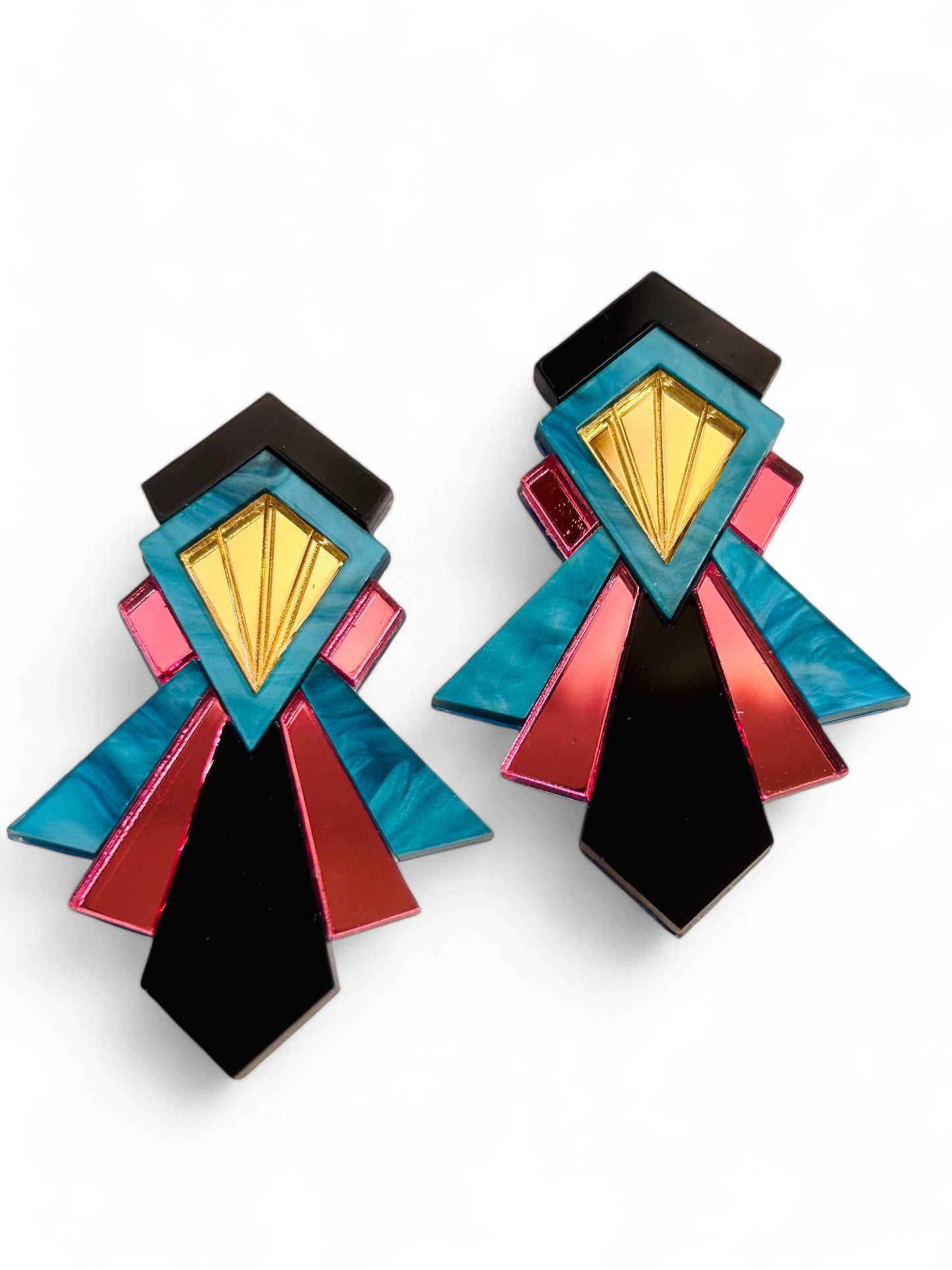 NEW! ORECCHINI ART DECO - Modello Emma ( Più Colori Disponibili)