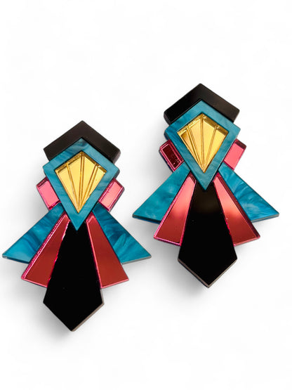 NEW! ORECCHINI ART DECO - Modello Emma ( Più Colori Disponibili)