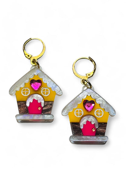 NEW! Orecchini "I PICCOLINI" - Mini Casina di Marzapane con Strass