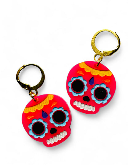 NEW! Orecchini "I PICCOLINI" - Mini Sugar Skulls ( Più Colori Disponibili)