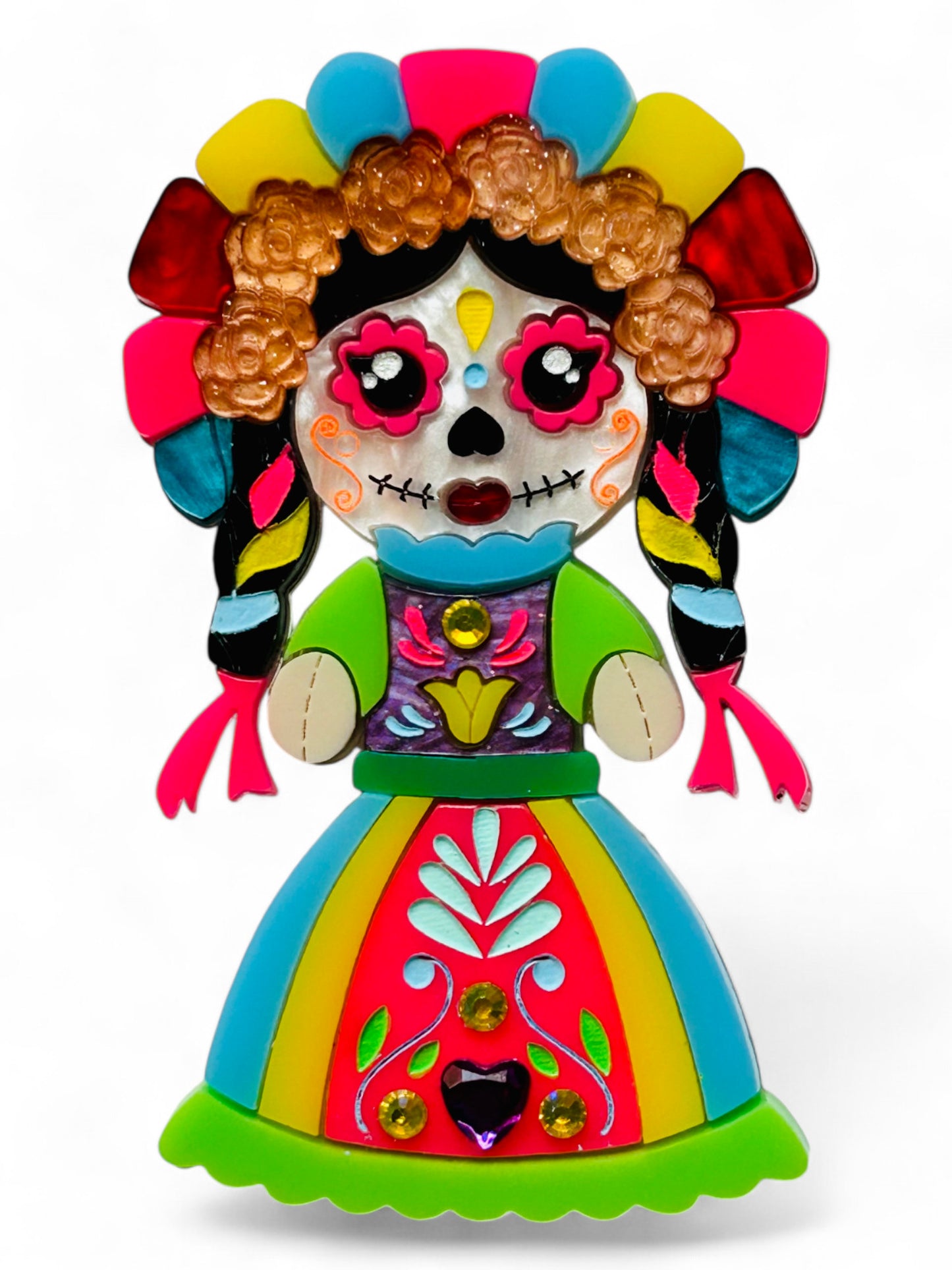 Dia de Los Muertos - Calavera Catrina Muñeca Lele