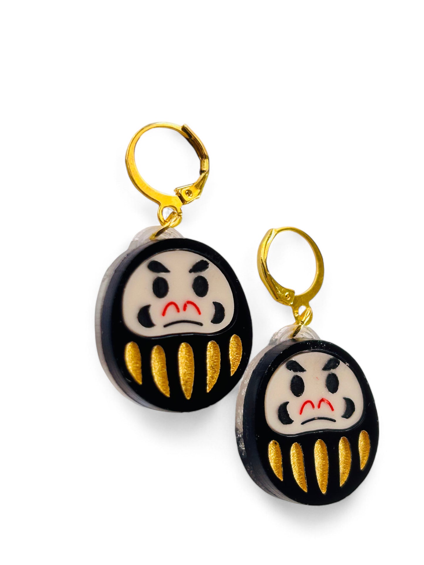 NEW! Orecchini "I PICCOLINI" - Mini Daruma Doll Porta Fortuna ( Più Colori Disponibili)