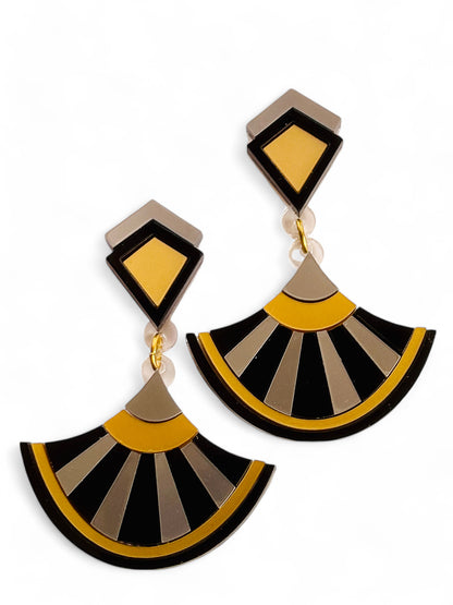 NEW! ORECCHINI ART DECO - Modello Tamara ( Più Colori Disponibili)