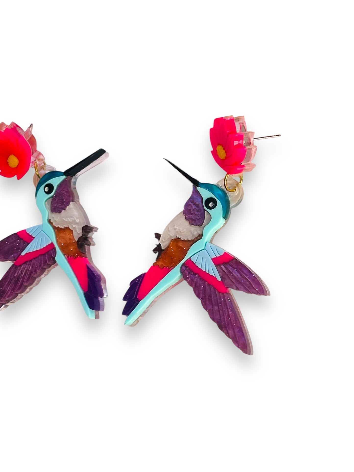 Mexico Lindo Y Querido - Orecchini Colibrì