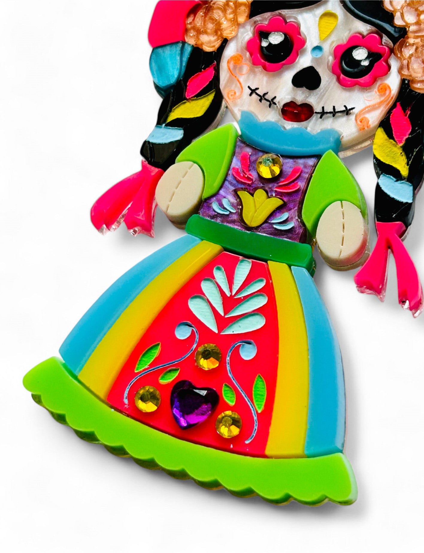 Dia de Los Muertos - Calavera Catrina Muñeca Lele