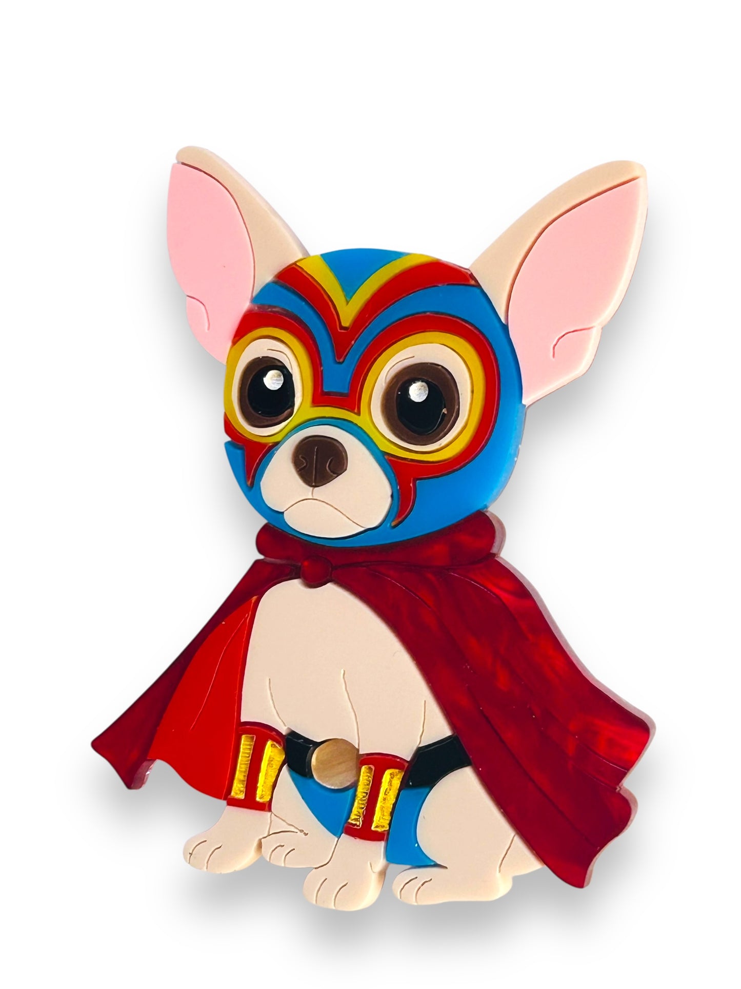 Mexico Lindo Y Querido - Spilla Chihuahua Luchador