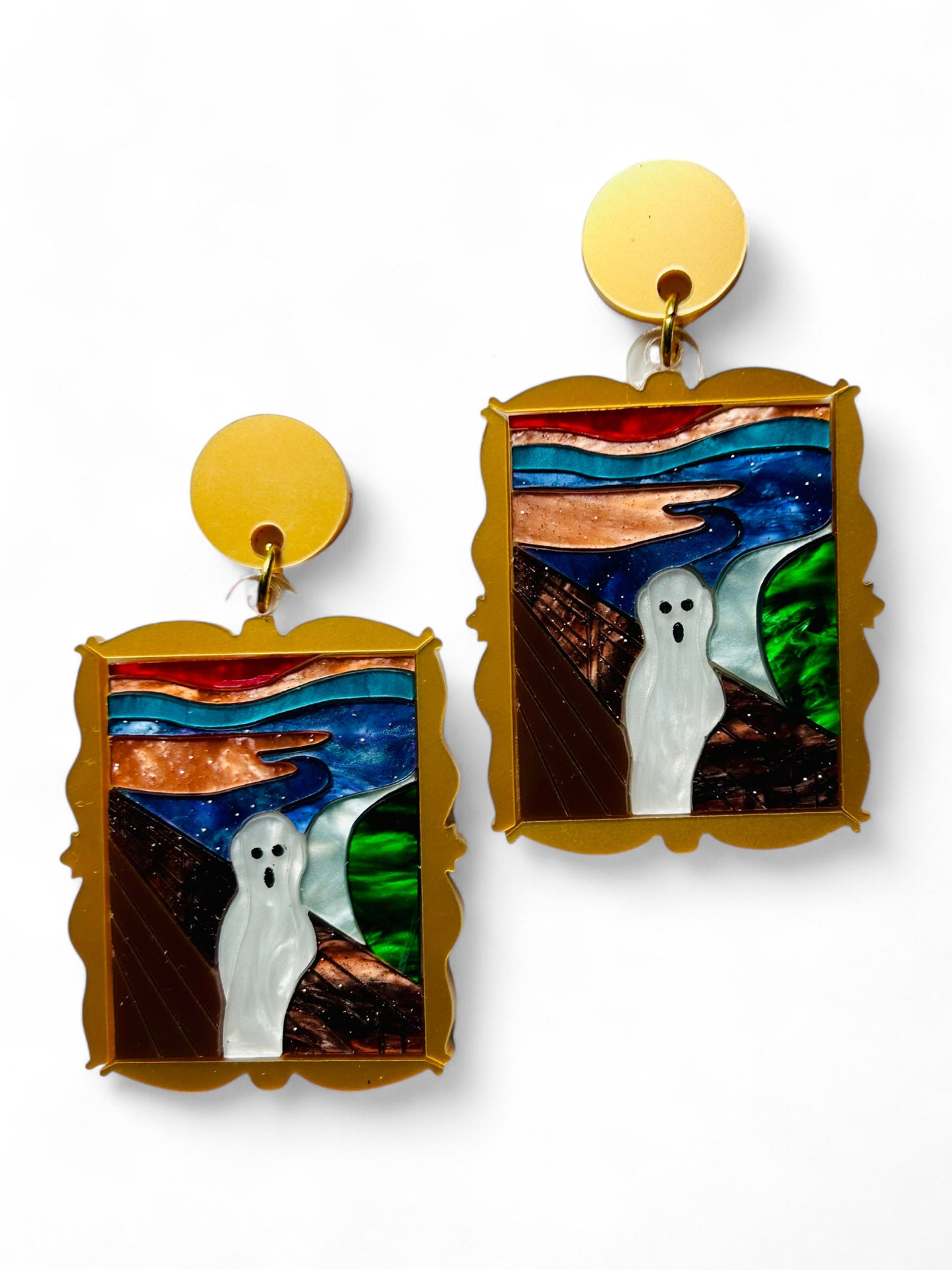 Vita da Fantasma - Fantasma al Museo + Orecchini Fantasma Urlo Munch