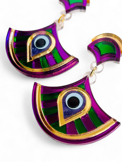 NEW! ORECCHINI ART DECO - Modello Eileen ( Più Colori Disponibili)