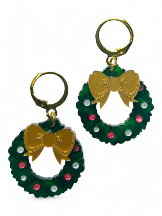 NEW! Orecchini "I PICCOLINI" - Orecchini Natalizi Ghirlanda