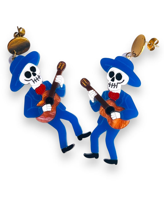 Mexico Lindo Y Querido - Orecchini Mariachi Chitarrista