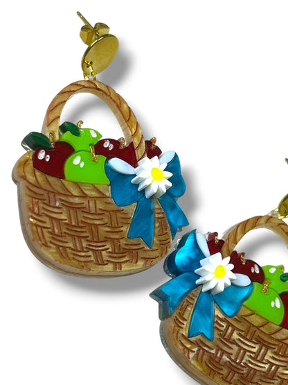 A Quiet Life - Orecchini Cestina con Mele