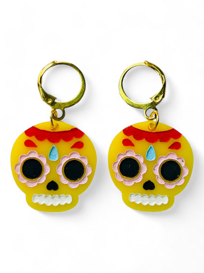 NEW! Orecchini "I PICCOLINI" - Mini Sugar Skulls ( Più Colori Disponibili)