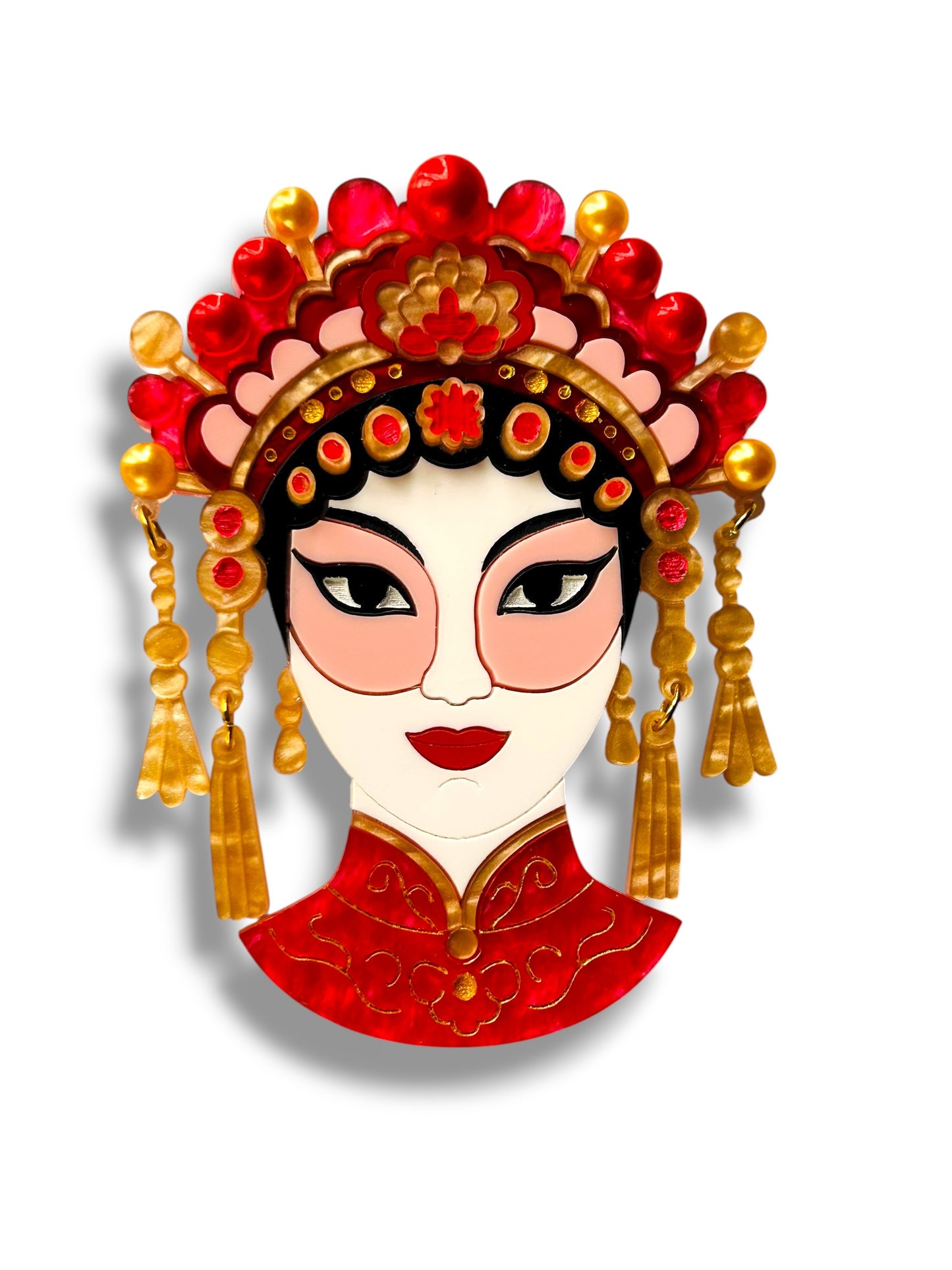 Echo Of The East - Spilla Maschera Donna Teatro Rosso